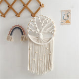 Attrape rêve arbre de vie macramé