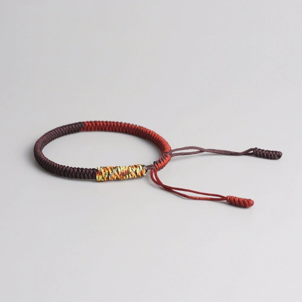 Bracelet tibétain macramé