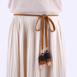 Ceinture macramé pampilles