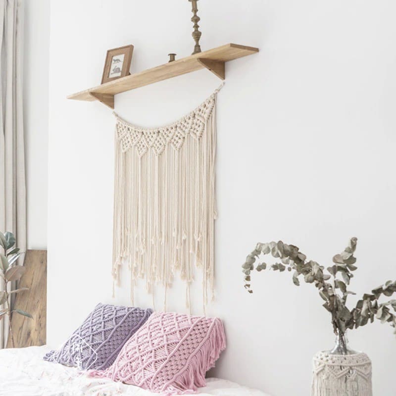 Déco tête de lit macramé