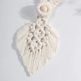 Embrasse rideau feuille macramé