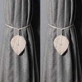 Embrasse rideau plume macramé