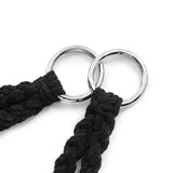 Fauteuil suspendu en macramé