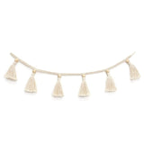 Guirlande macramé pompon