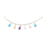 Guirlande macramé pompon