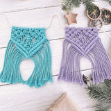 Guirlande fanion macramé