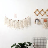 Guirlande murale macramé