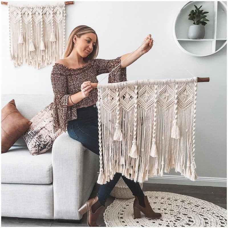 Macramé mural pour chambre