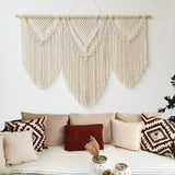 Macramé mural large