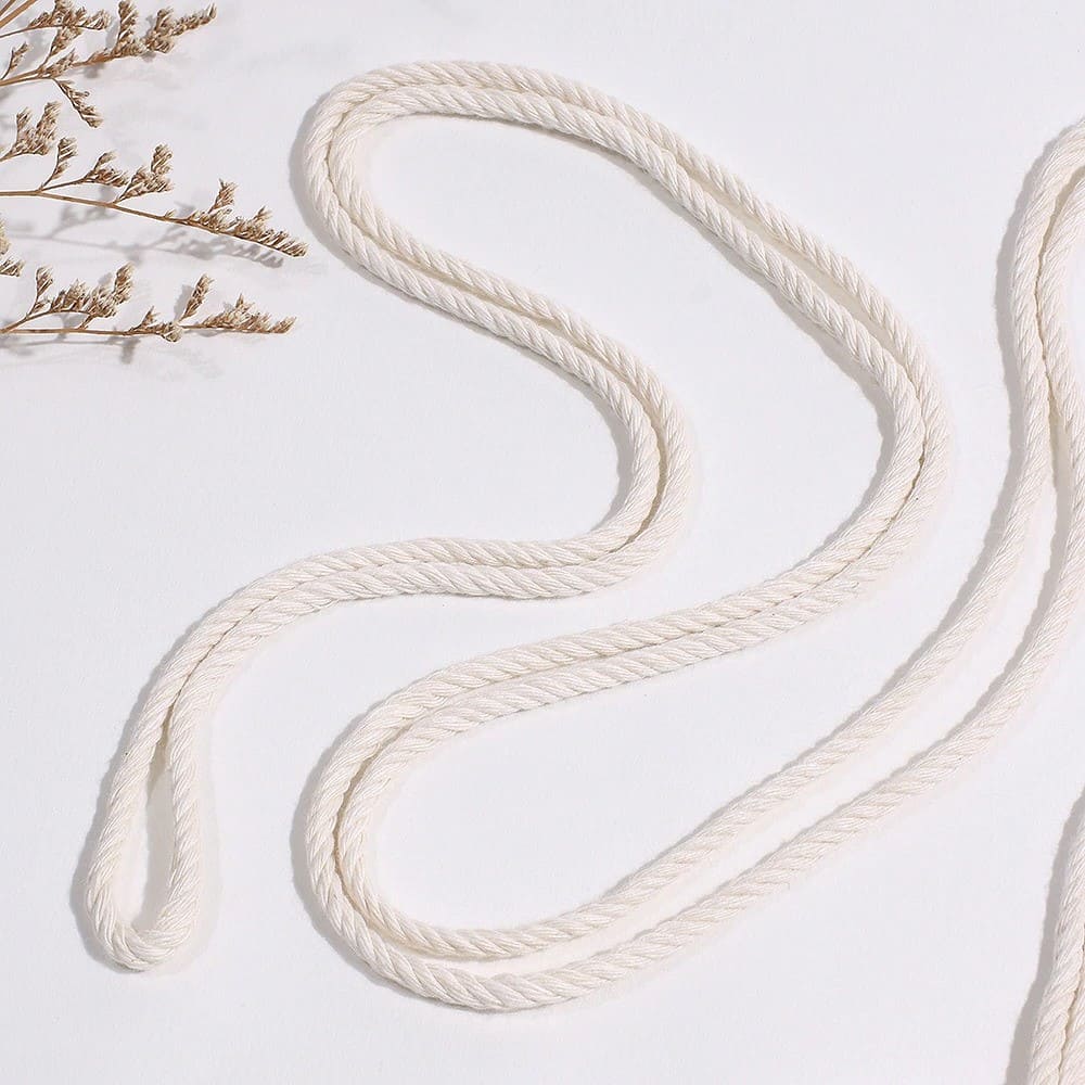 Macramé attache rideau feuille