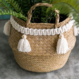 Panier de rangement macramé