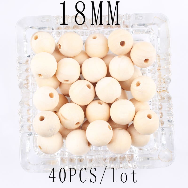 Perle en bois pour macramé