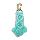 Porte-clé macramé couleur