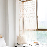 Rideau macramé fenêtre