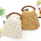 Sac crochet en macramé