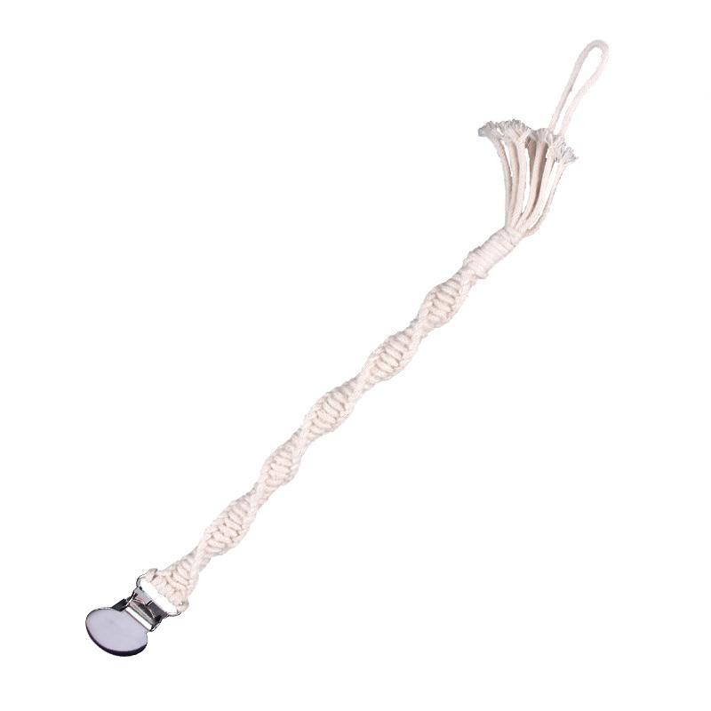 Attache sucette macramé