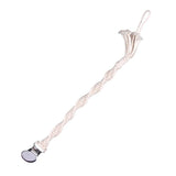 Attache sucette macramé