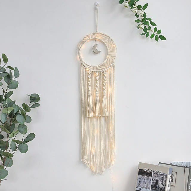 Attrape rêve coton macramé