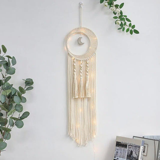 Attrape rêve coton macramé