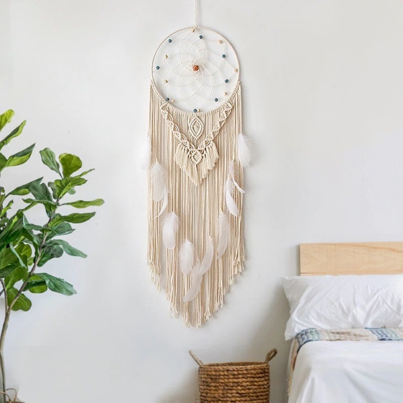 Attrape rêve géant macramé