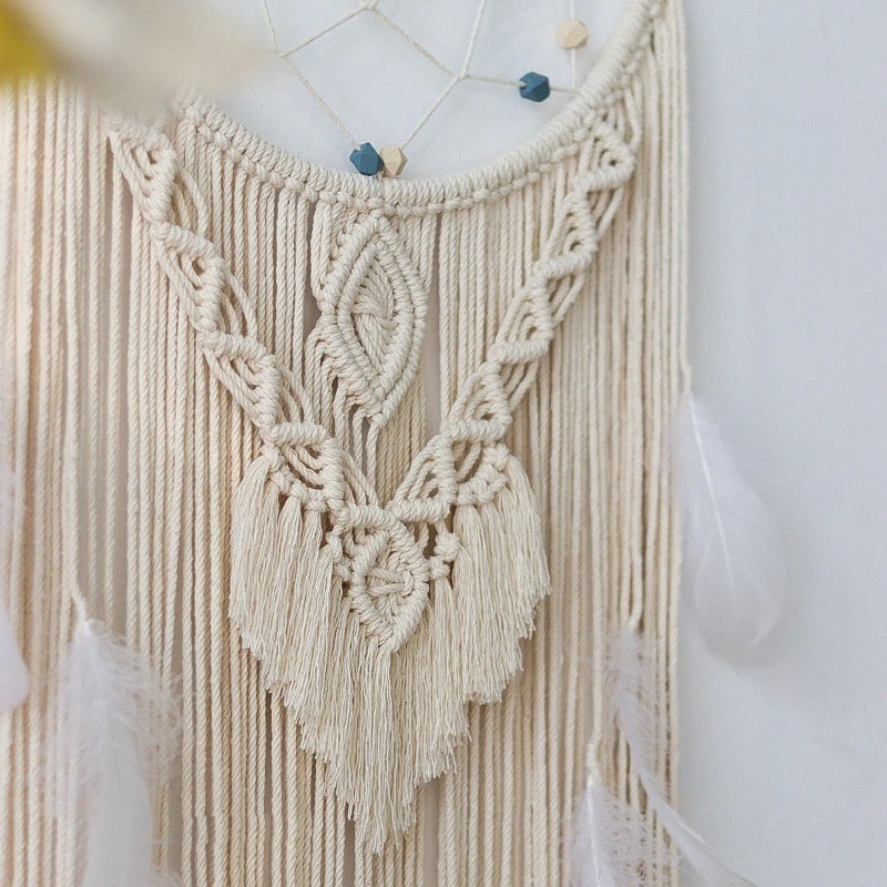 Attrape rêve géant macramé