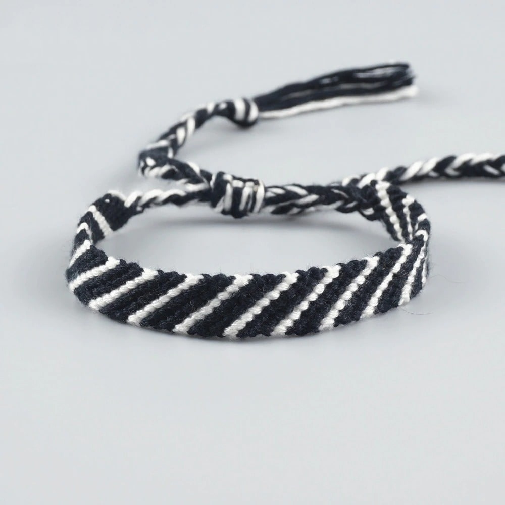 Bracelet cheville macramé