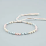 Bracelet macramé torsadé