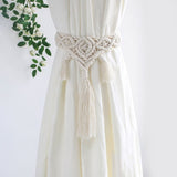 Embrasse rideau coton macramé