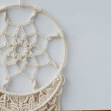 Grand capteur de rêve macramé