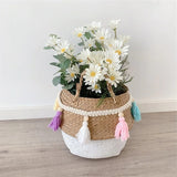 Guirlande macramé pompon