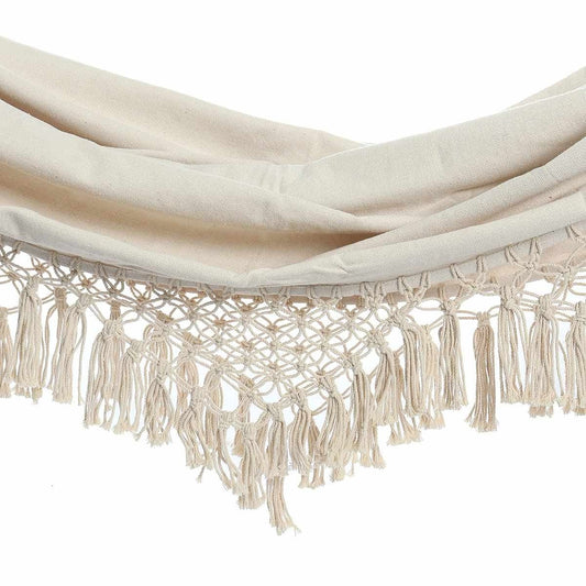 Hamac macramé blanc