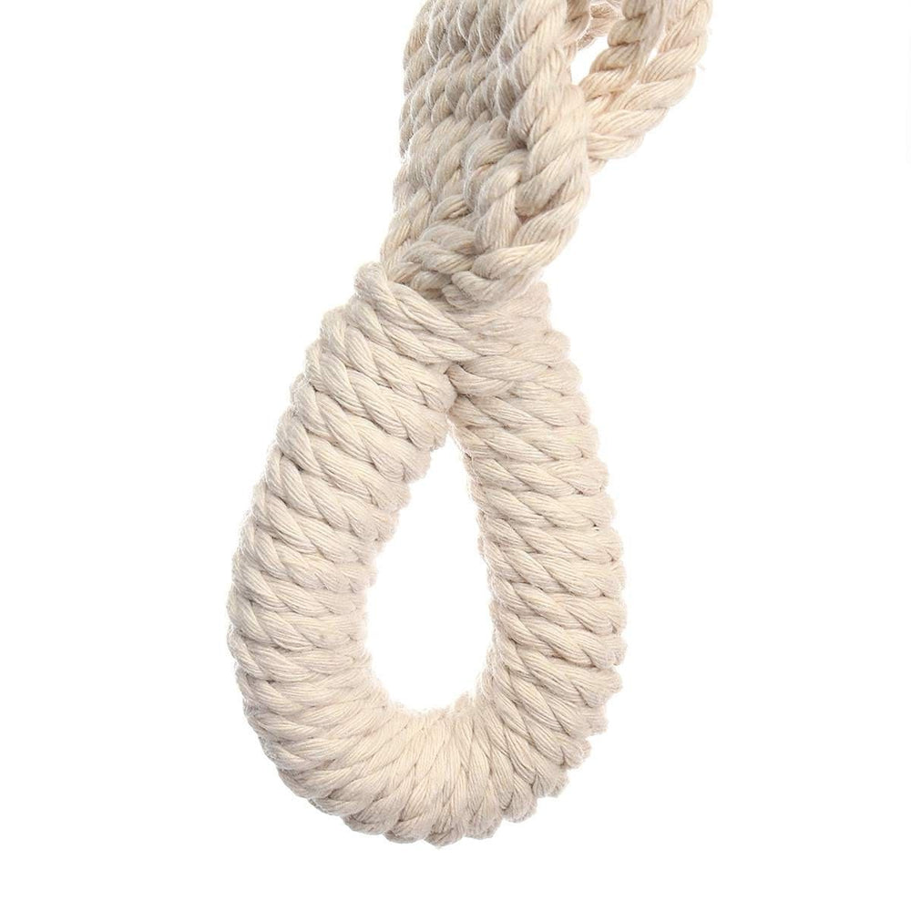 Hamac macramé blanc