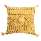 Coussin style macramé
