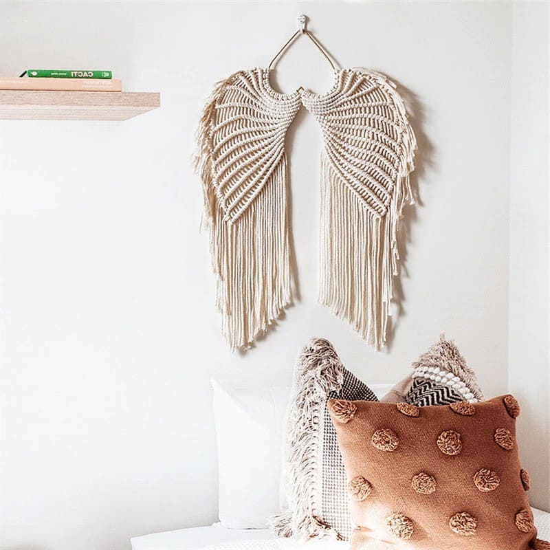 Macramé mural chambre bébé