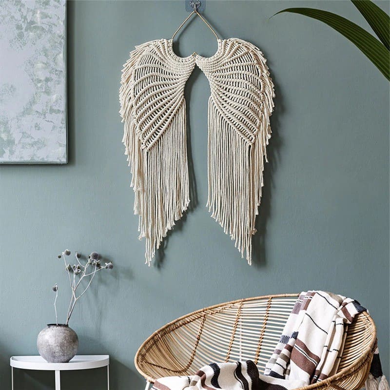 Macramé mural chambre bébé