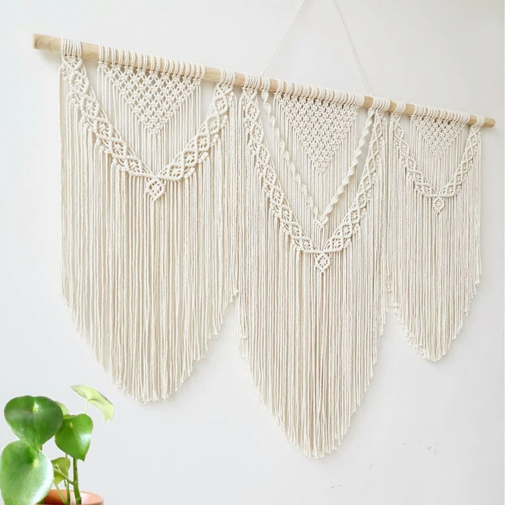 Macramé mural large