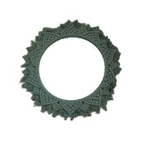 Miroir bohème rond macramé