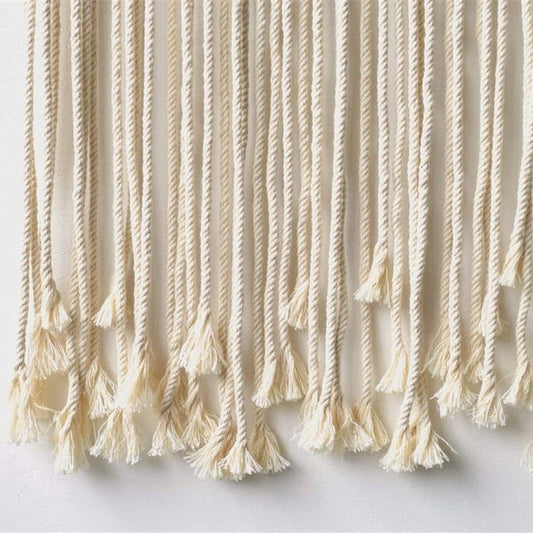 Petit rideau macramé