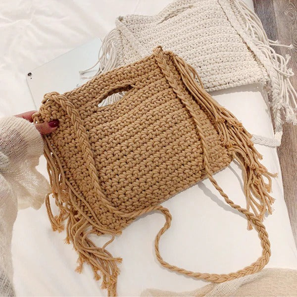 Sac à main corde tressée