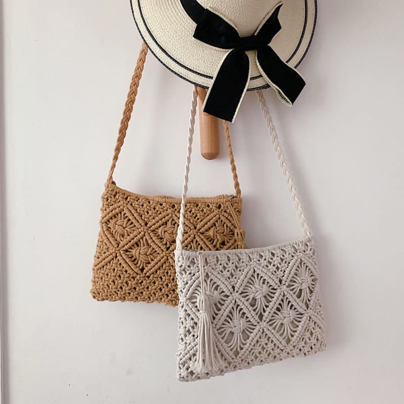 Sac à main macramé