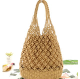 Sac de plage macramé