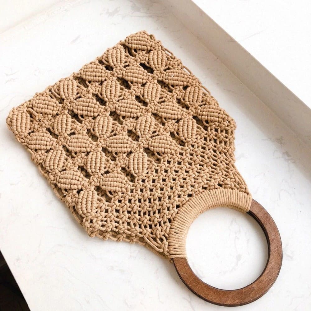 Tote bag en macramé