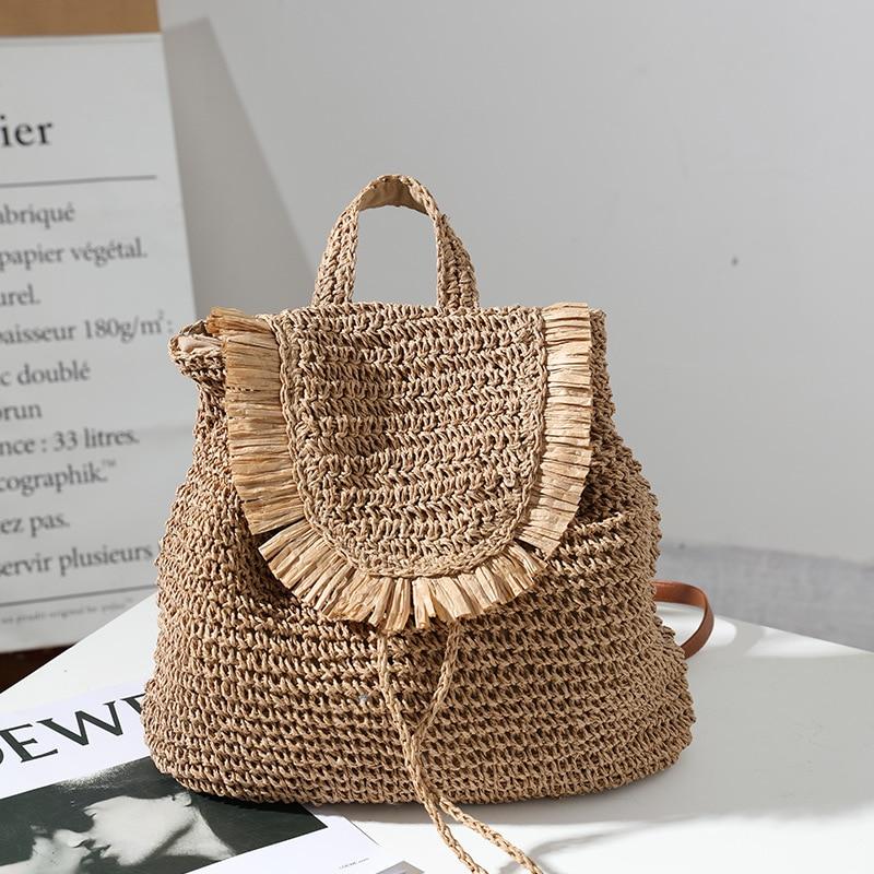 Sac à dos macramé